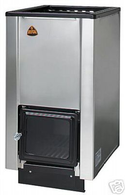 Wood fired sauna heater