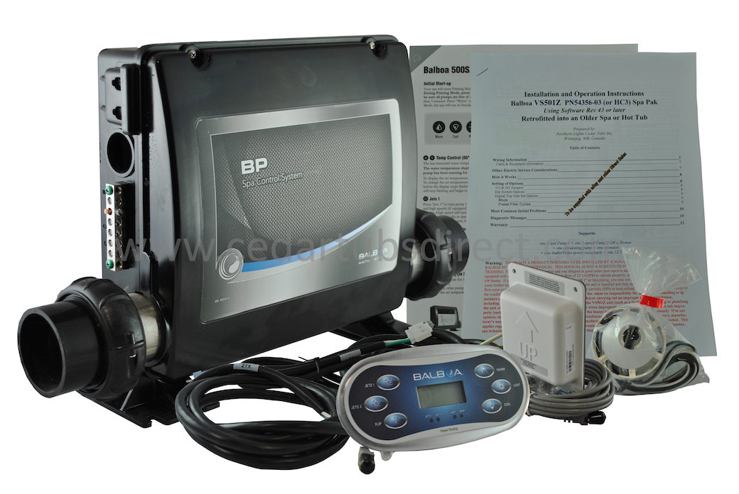 Balboa BP2000 Retro Fit Kit- - Spa Pack with TP600 Controller cables and WiFi