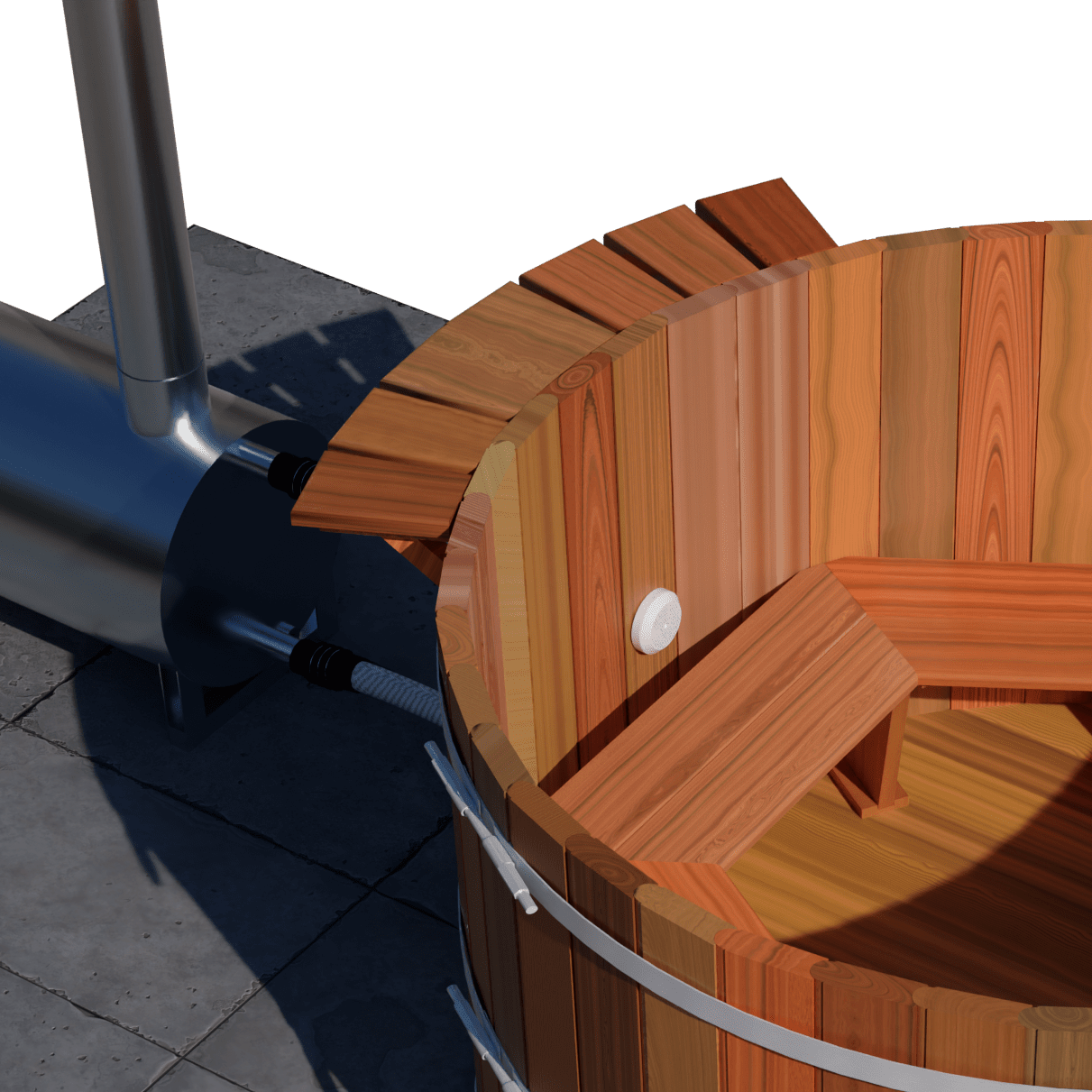 Cedar Shelf for 36" Tubs