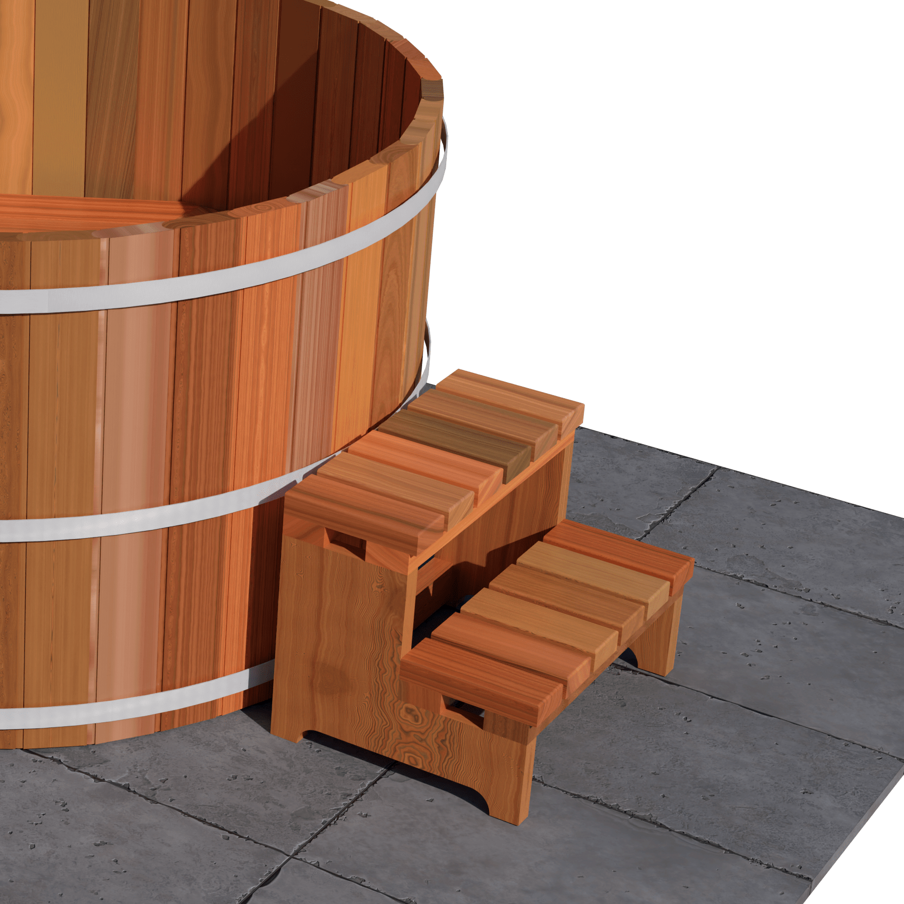 36" Tub Stairs