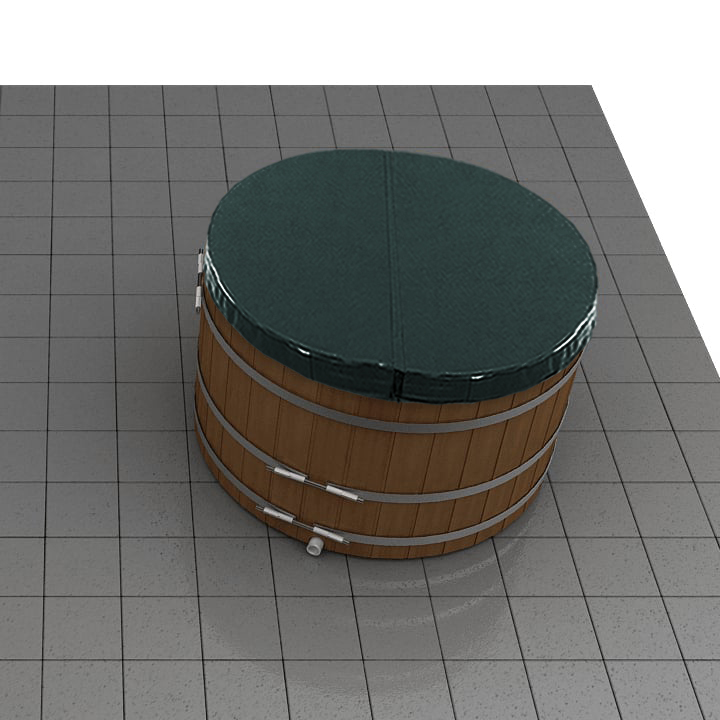 Cover for 5'5" Tub Hunter Green