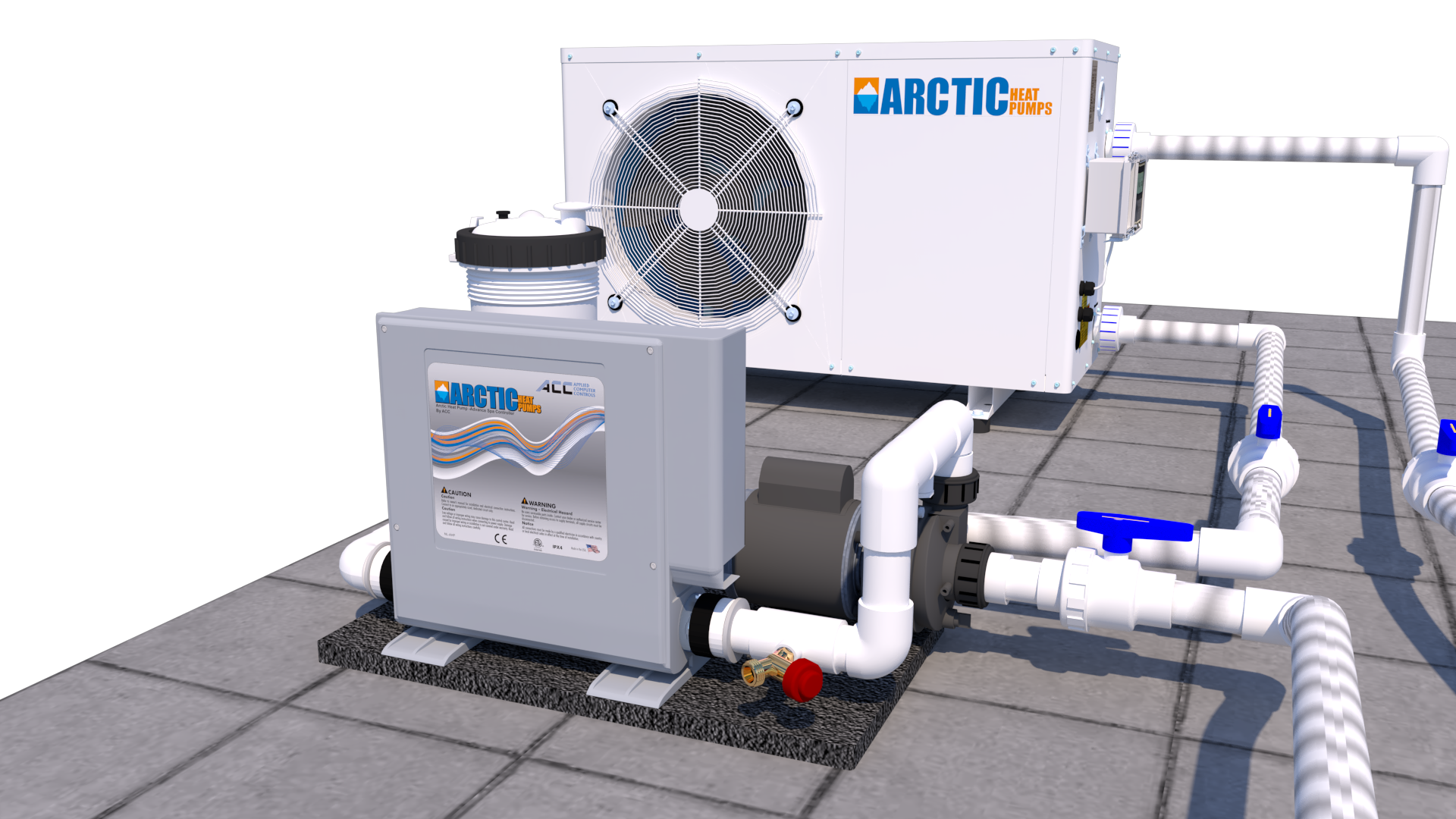 Arctic Spa Pack Integrates Seamlessly with the Arctic Heat Pump