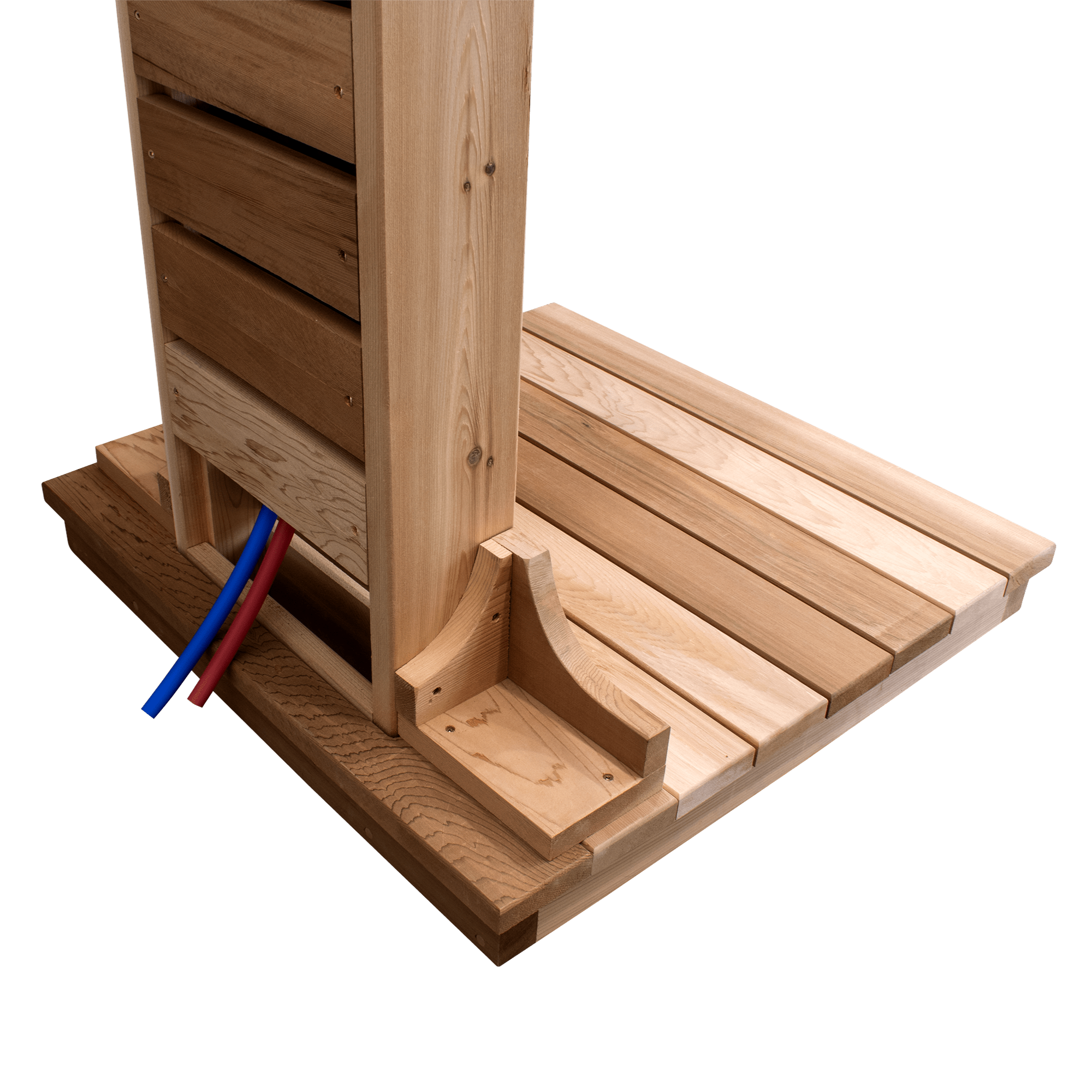 Red Cedar Outdoor Shower