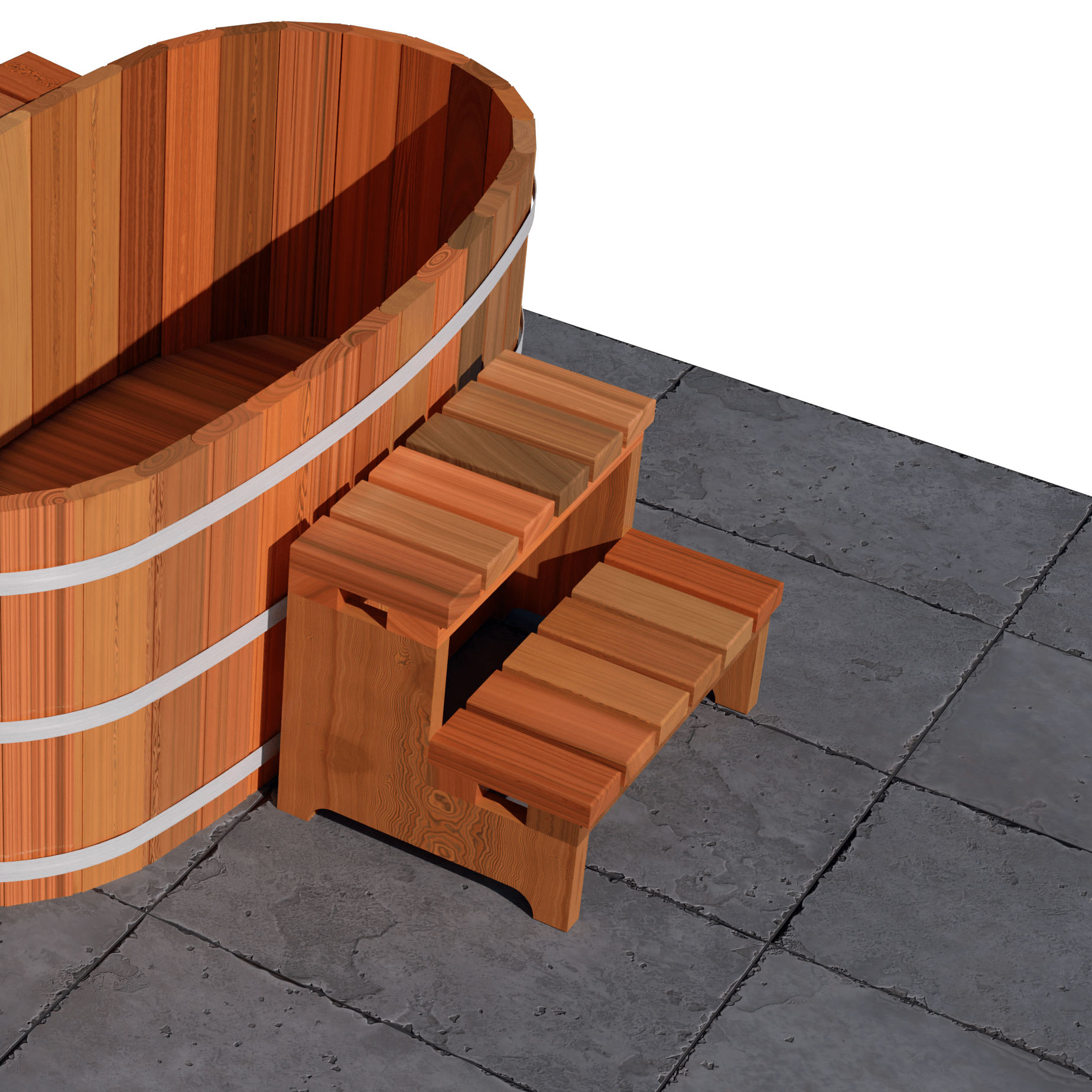 Ofuro Tub Stairs