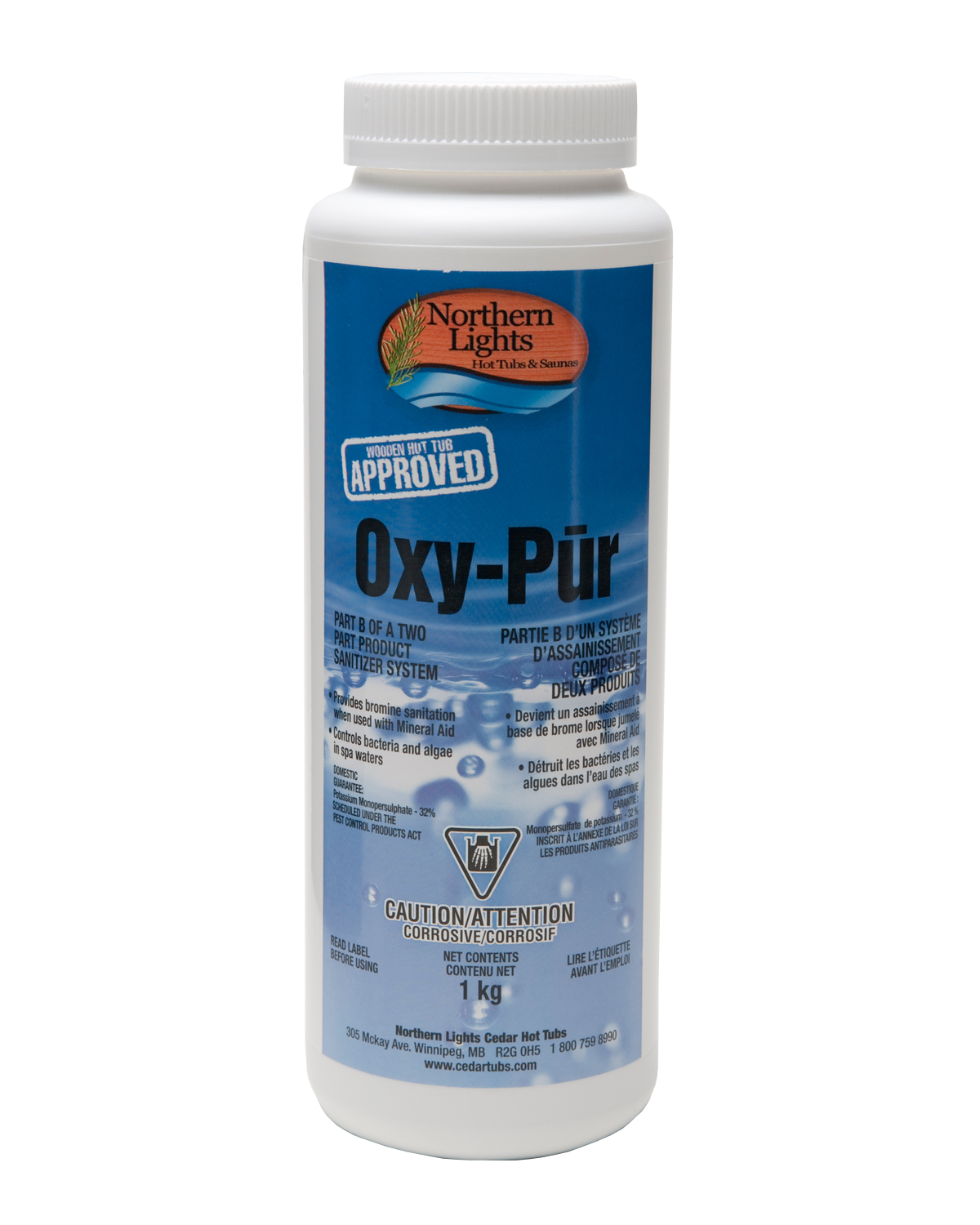 NLCT-OXY PUR-Part 2 of 2 part Bromine Sanitizer - 1 Kg