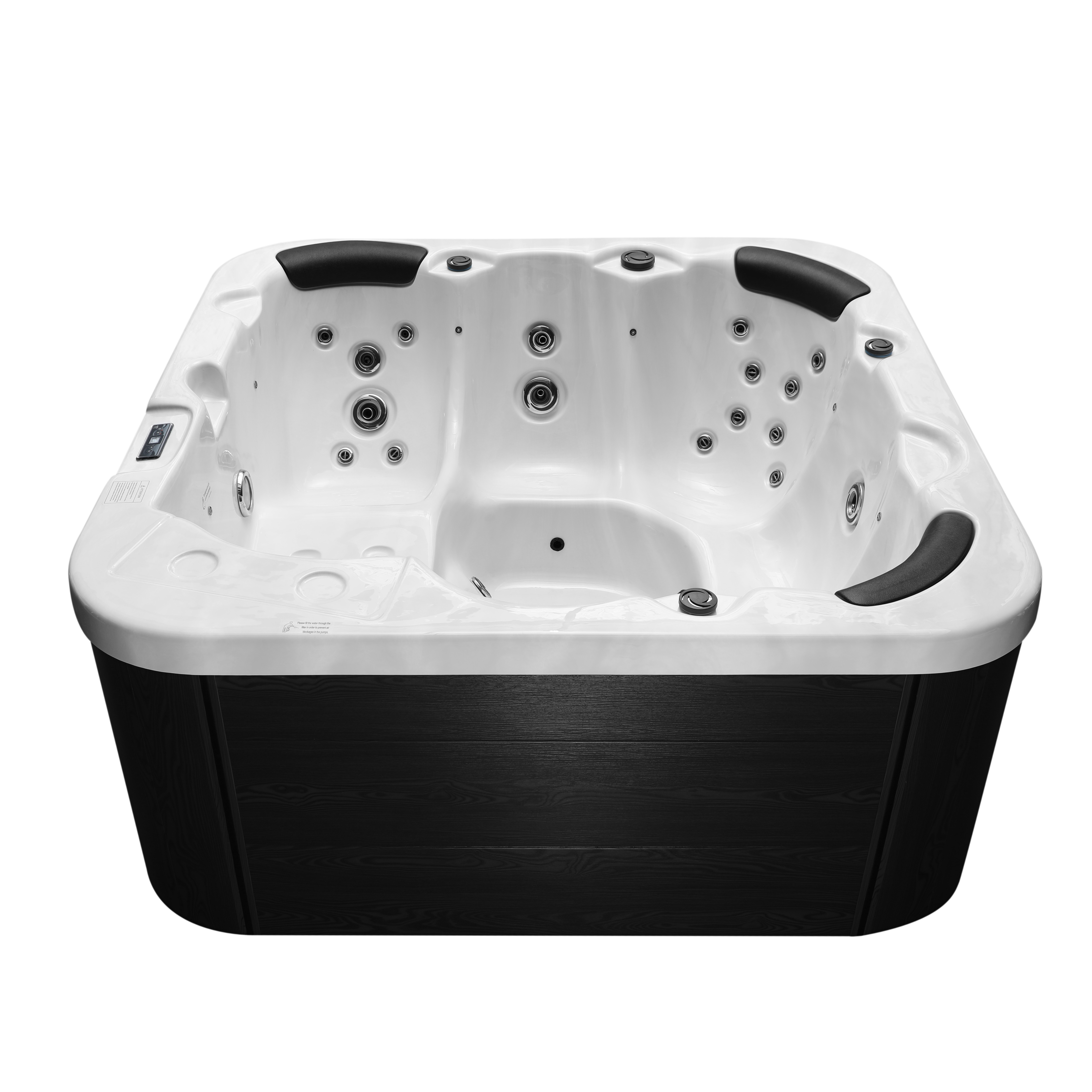 Northern Lights Hybrid Spas - Borealis Electric Square Hot Tub - Hybrid Ready
