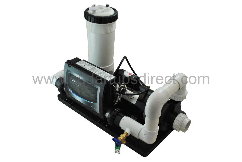 Balboa Spa System - 4 HP Pump, 5.5 Kw Heater, 50 ft