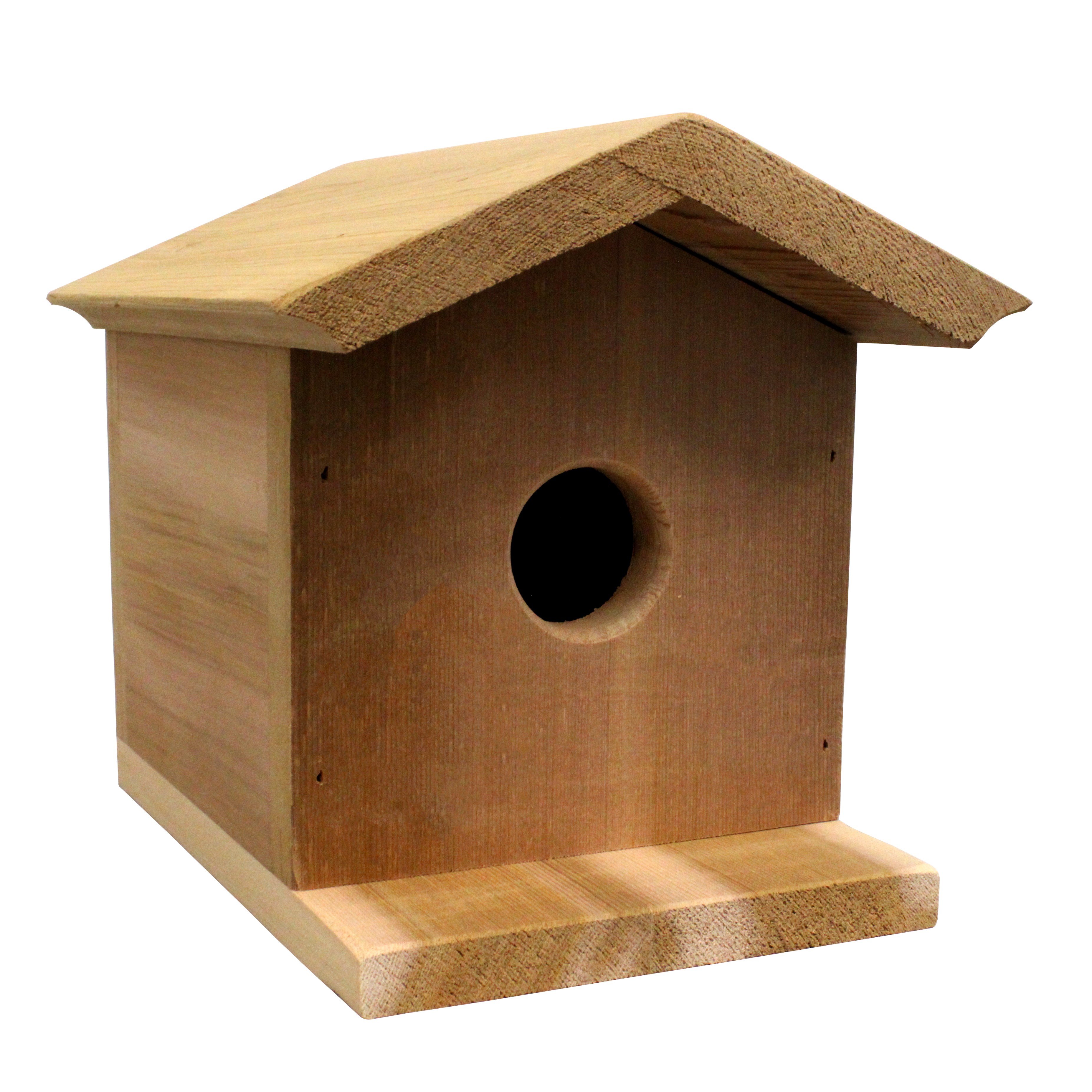 Handcrafted Cedar Bird House - 100% Western Red Cedar