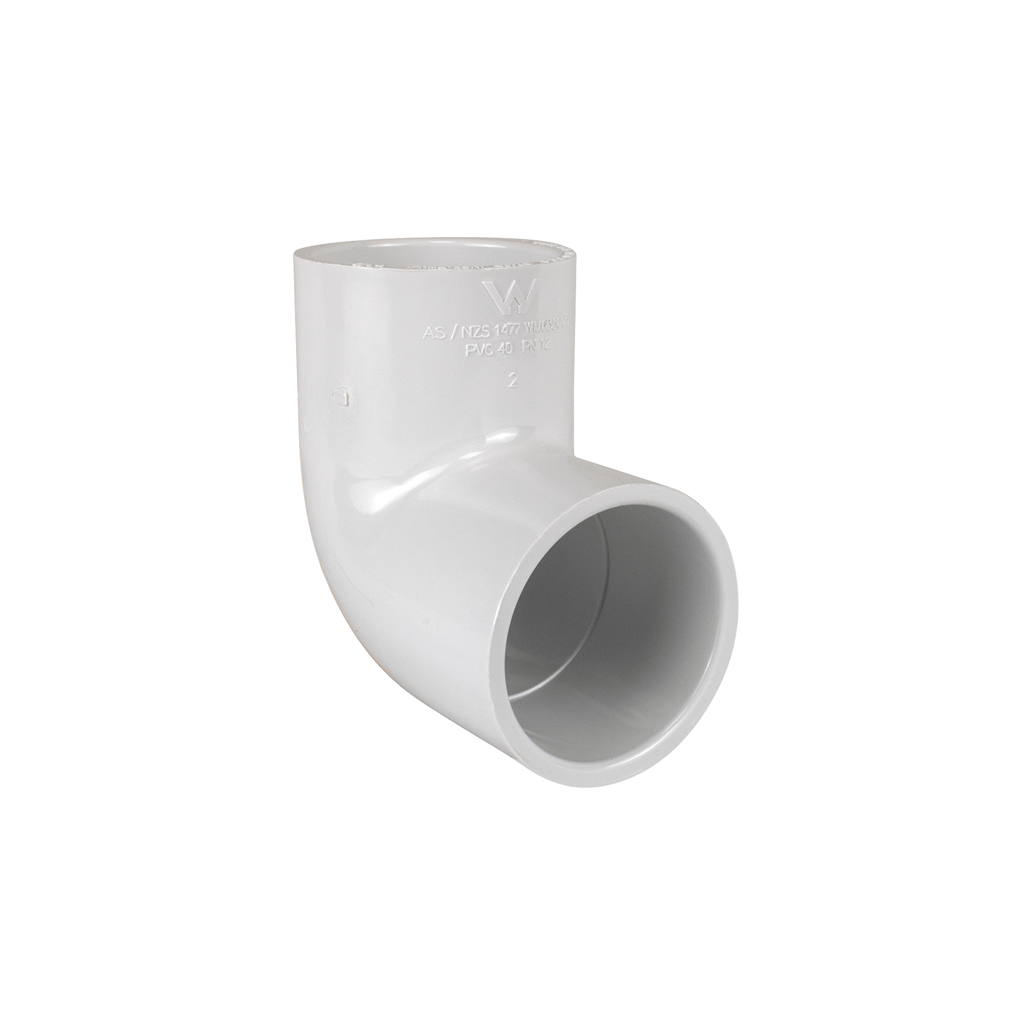PVC Elbow - 1.5\" - White