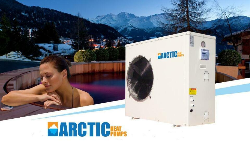 Arctic Titanium Heat Pump for Swimming Pools and Spas - Heats & Chills - 17,700 BTU - DC Inverter