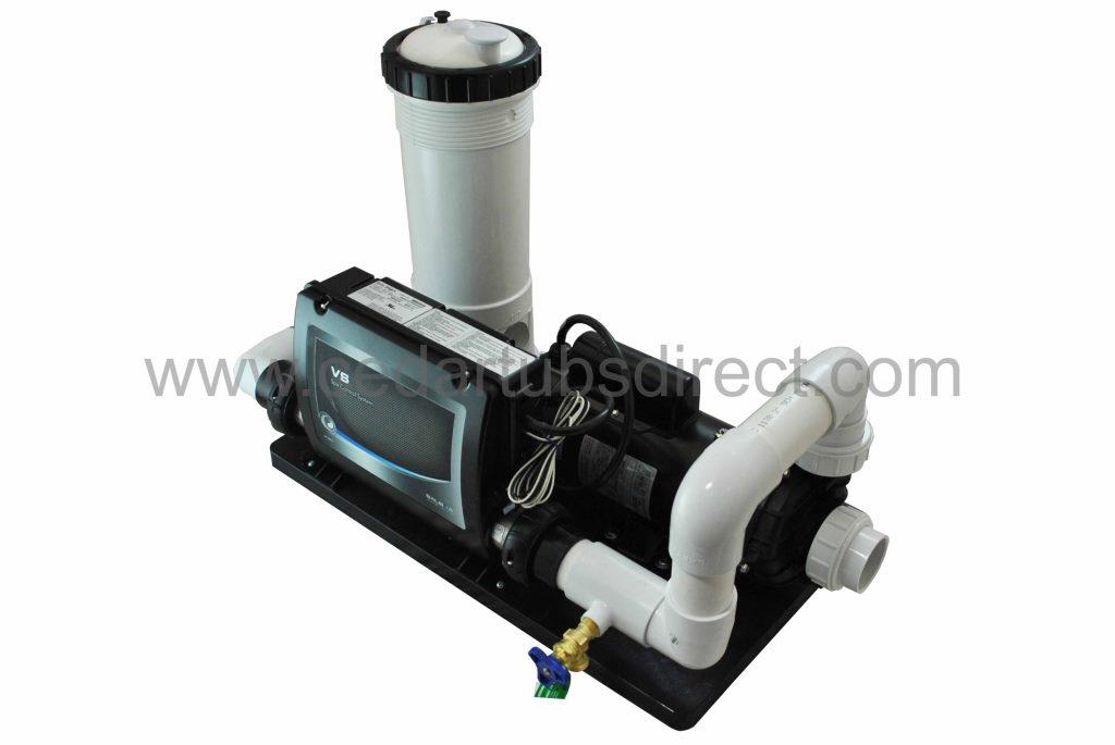 Balboa Spa System - 2 HP Pump, 5.5 Kw Heater, 50 ft