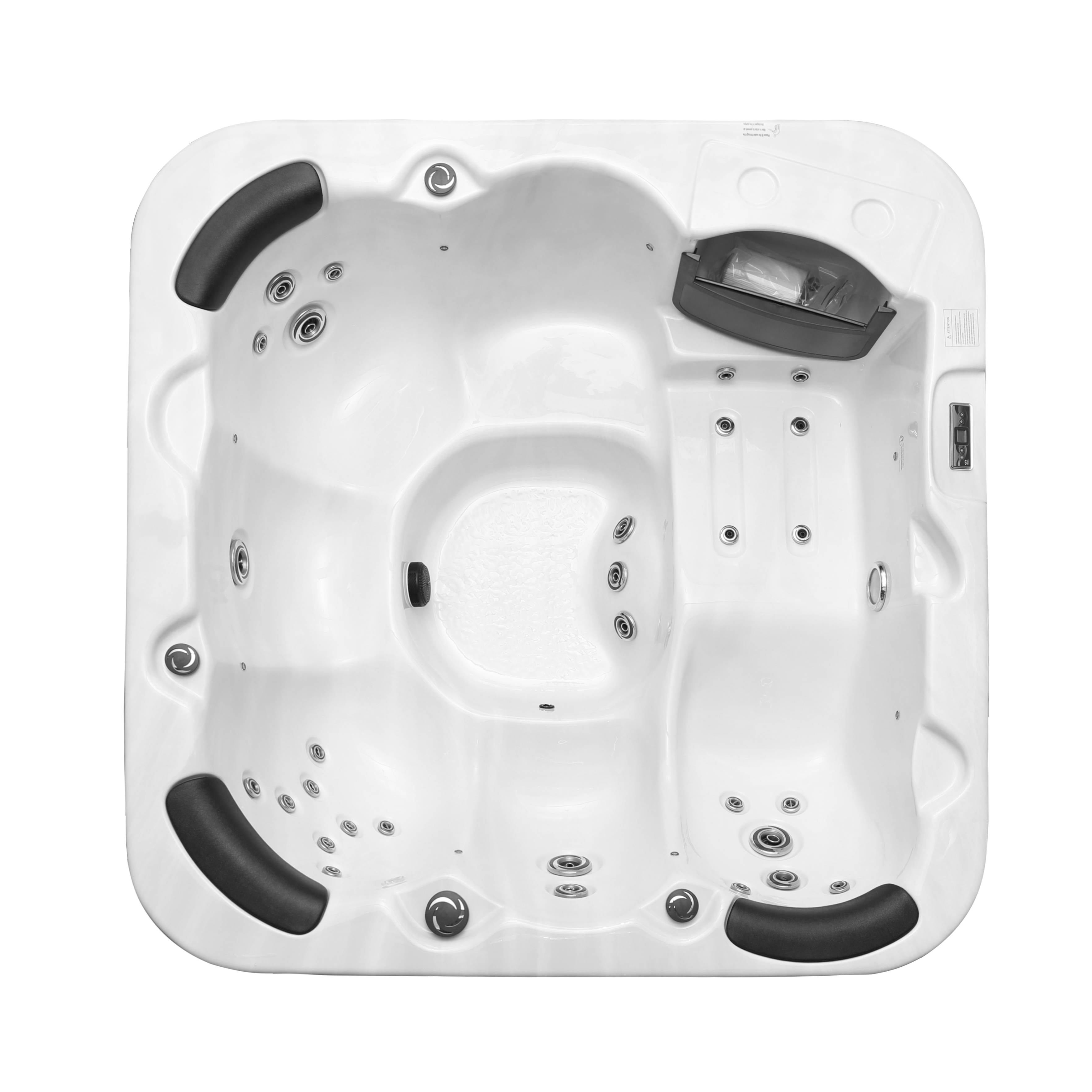 Northern Lights Hybrid Spas - Borealis Electric Square Hot Tub - Hybrid Ready
