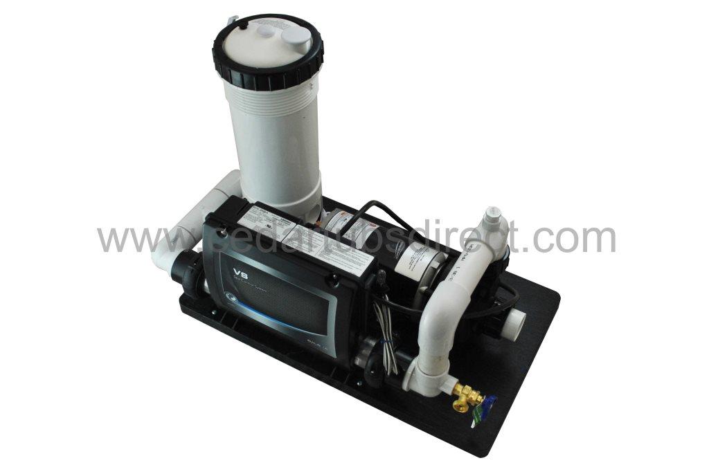 Balboa Spa System - 1 HP Pump, 1.5 Kw Heater, 50 ft