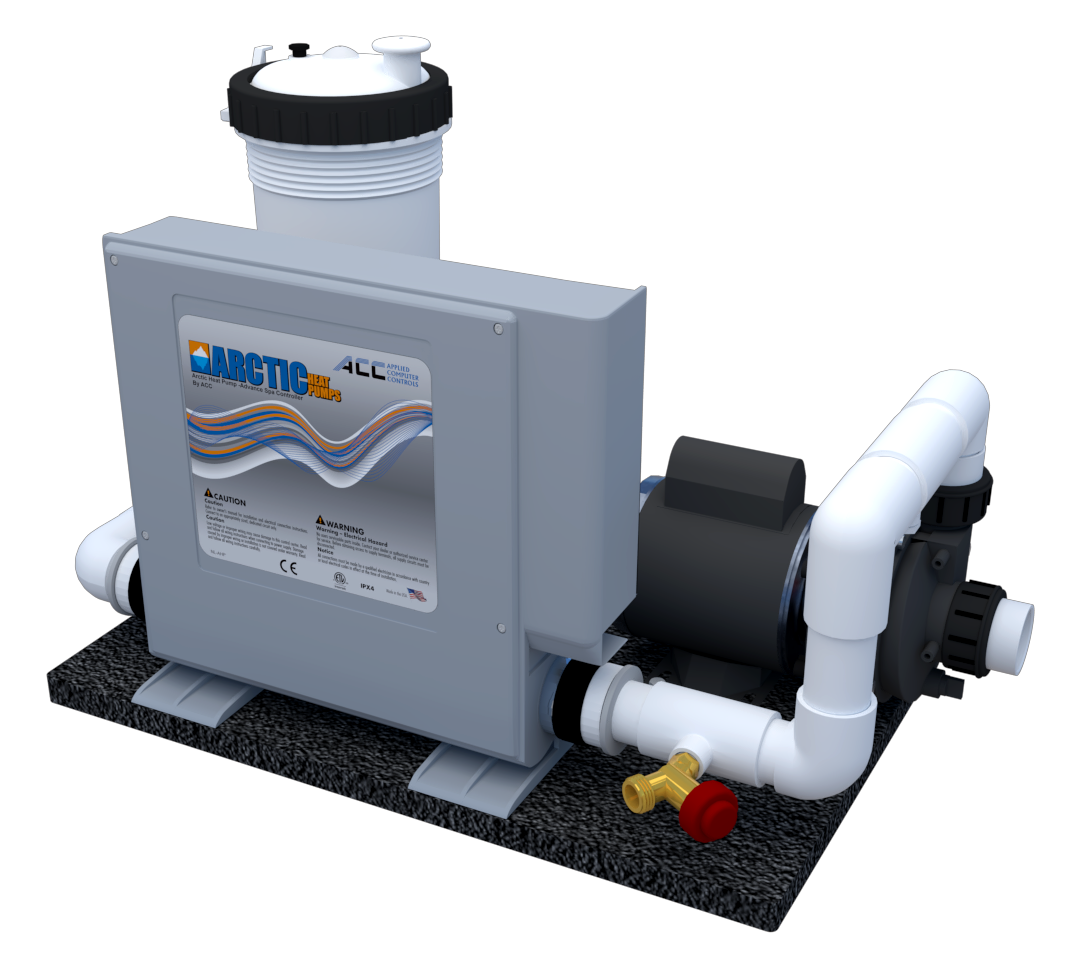 Heat Pump Spa Retrofit Kit – Circulation System with 015ZA/B Arctic Heat Pump