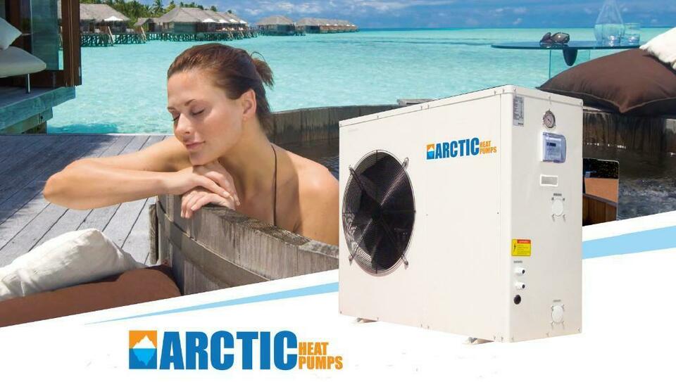 Arctic Titanium Heat Pump for Swimming Pools and Spas - Heats & Chills - 37,500 BTU - DC Inverter