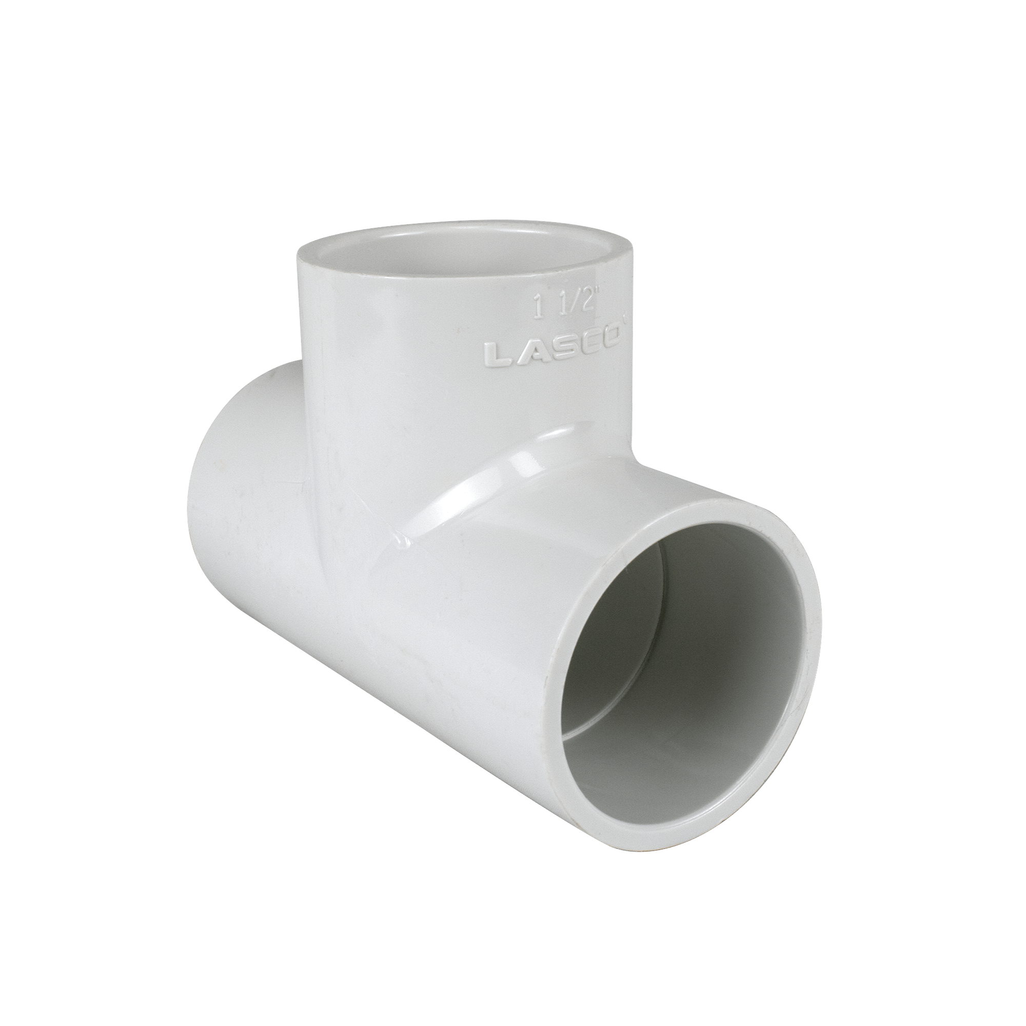 PVC Tee - 1.5" - White