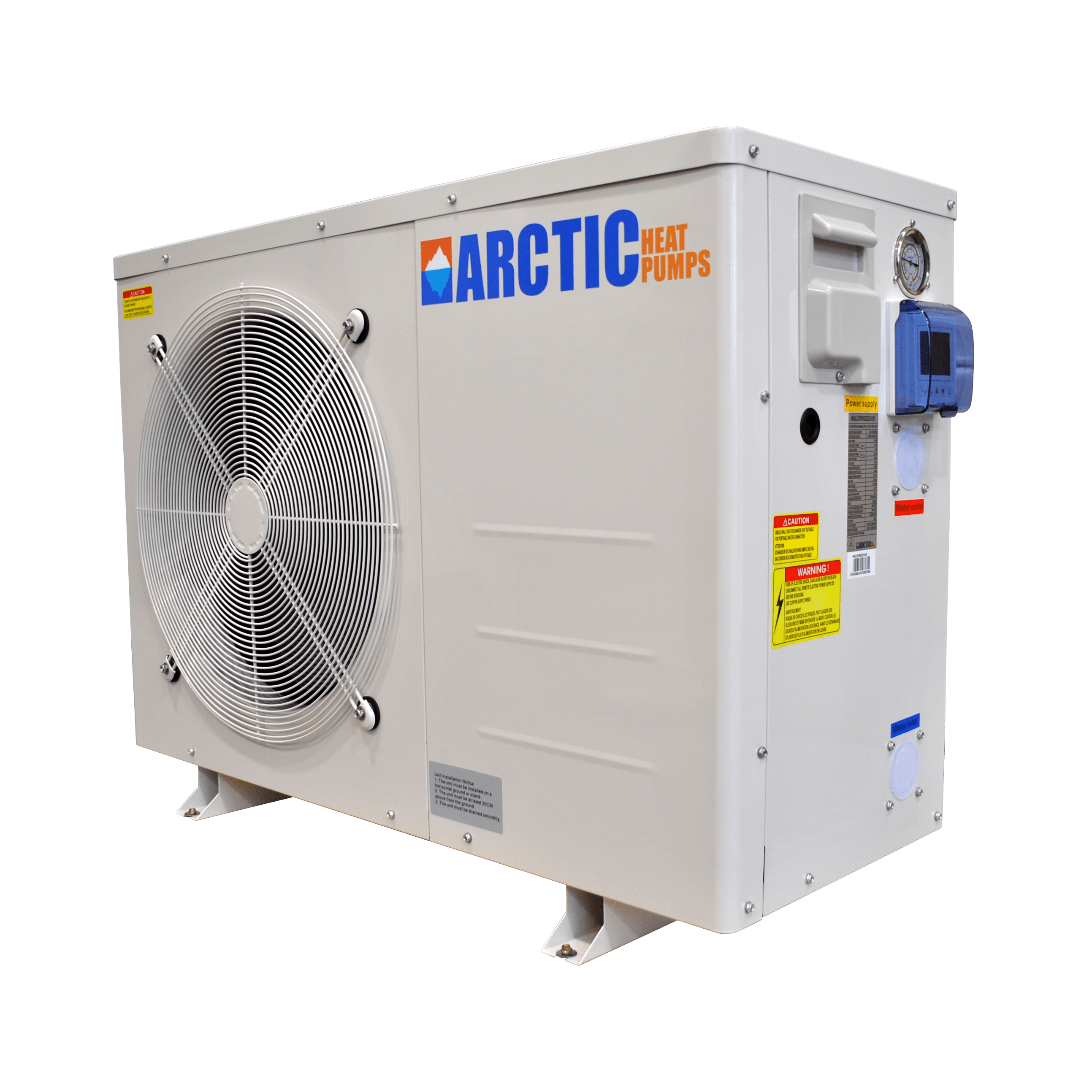 Arctic Titanium Heat Pump for Swimming Pools and Spas - Heats & Chills - 37,500 BTU - DC Inverter